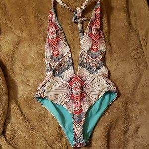 One piece bathing suit